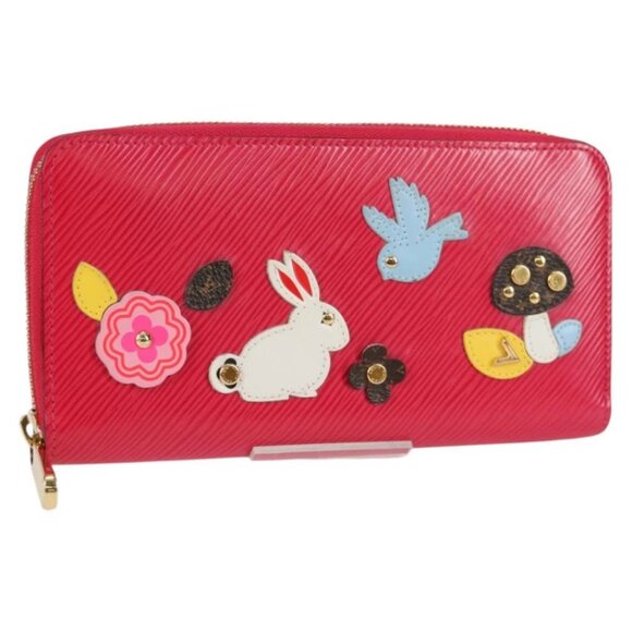 LOUIS VUITTON Epi Zippy Wallet Long Wallet Pink - Picture 1 of 14